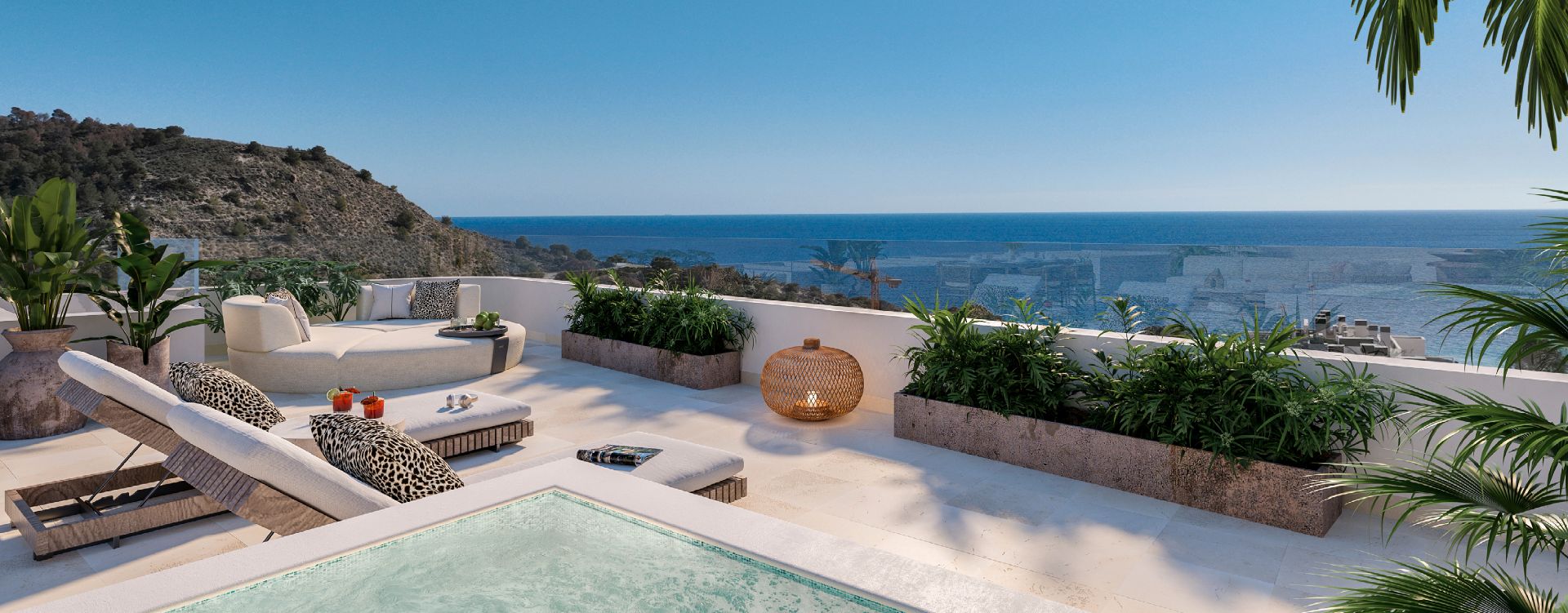 Terrace of Apartment for sale in Villajoyosa / La Vila Joiosa  with Air Conditioner, Heating and Private garden