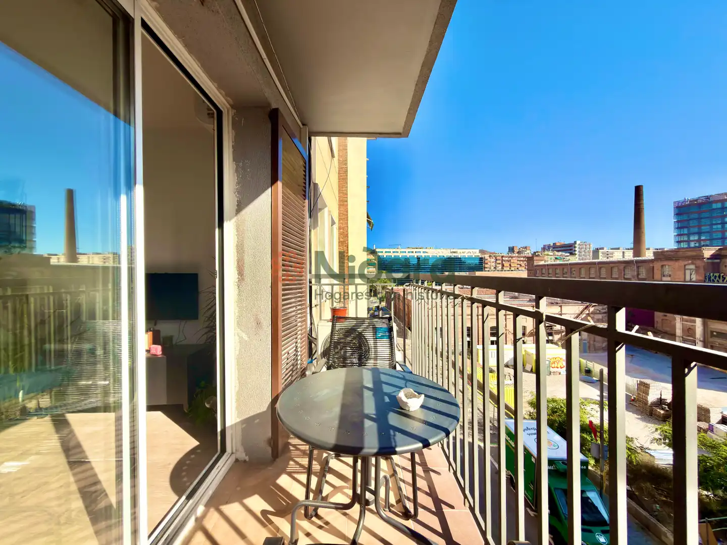 Balcony of Flat for sale in Barcelona  with Air Conditioner, Heating and Parquet flooring