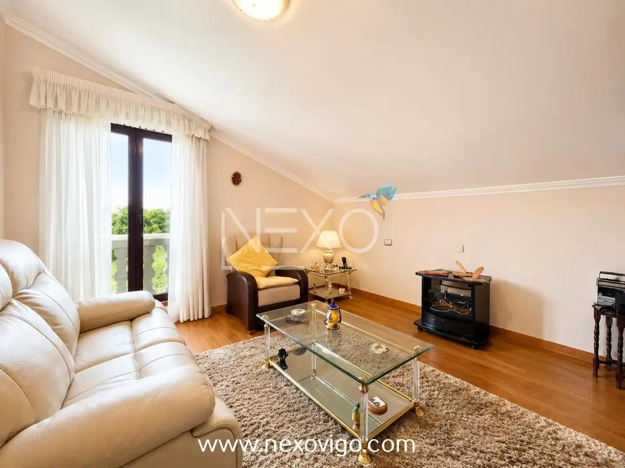 Wohnzimmer von Haus oder Chalet zum Verkauf in Cangas  mit Heizung, Privatgarten und Terrasse