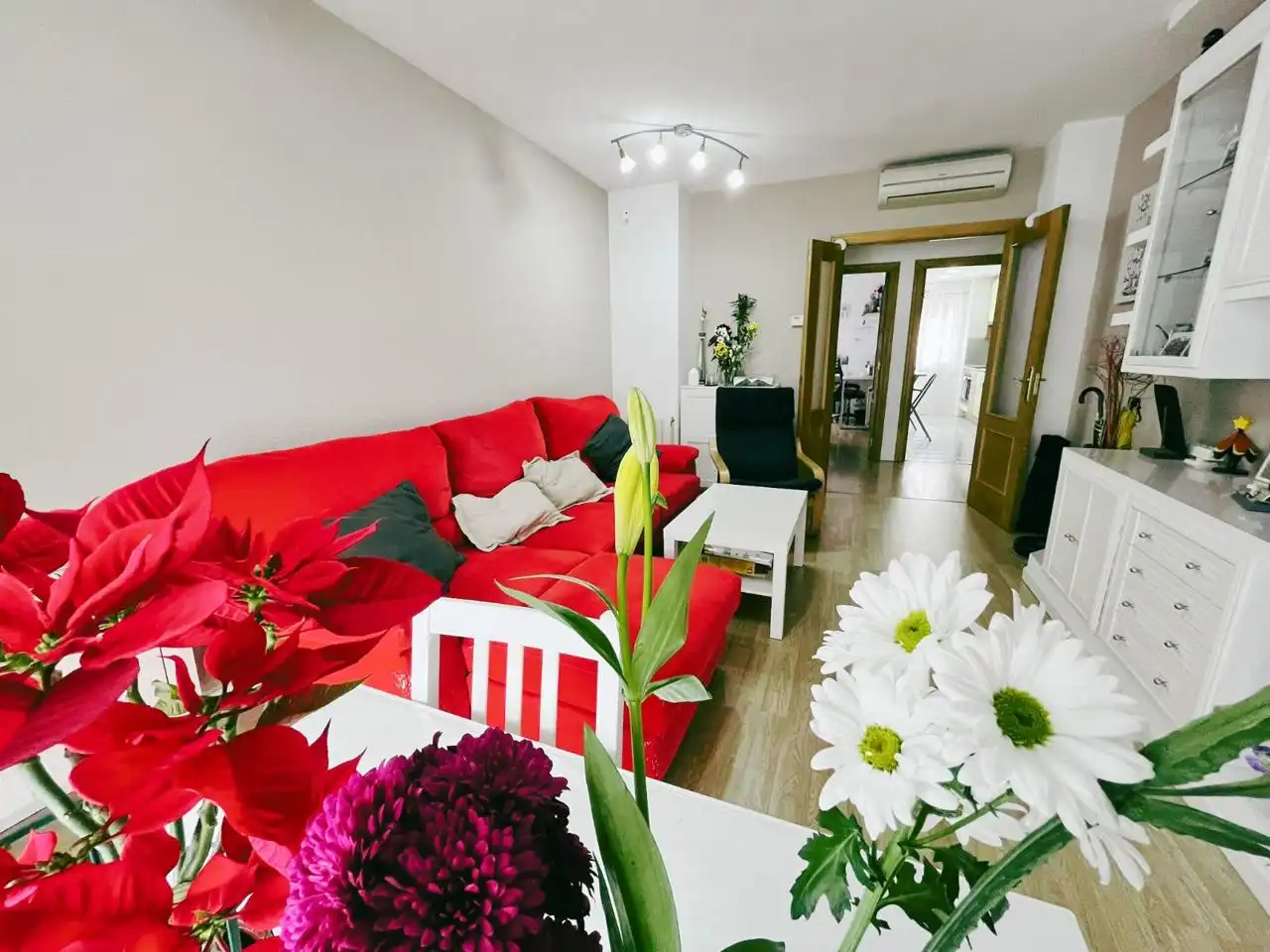 Sala d'estar de Pis en venda en Madrid amb Aire condicionat, Calefacció i Terrassa