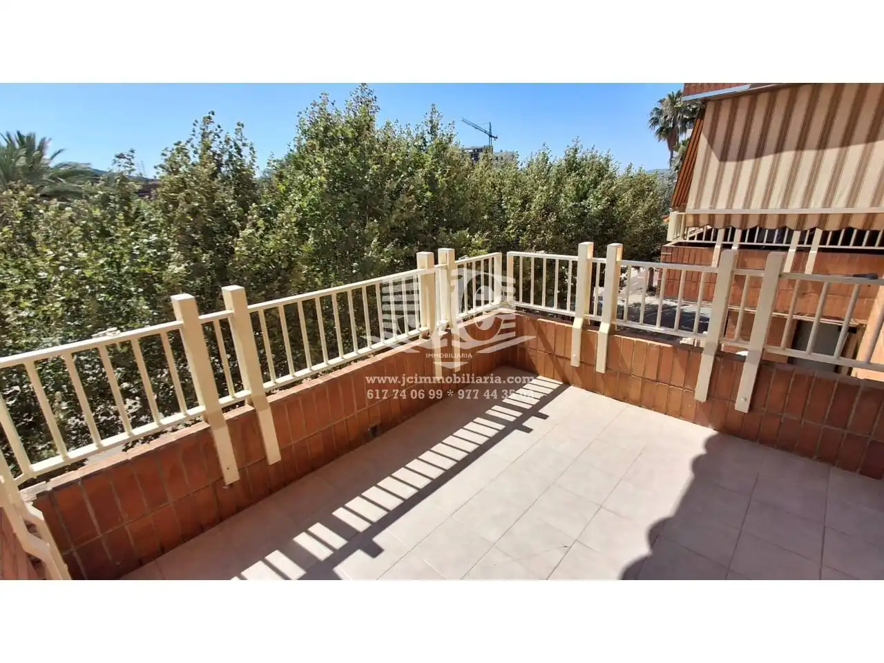 Jardín de Piso de alquiler en Tortosa con Aire acondicionado, Terraza y Amueblado