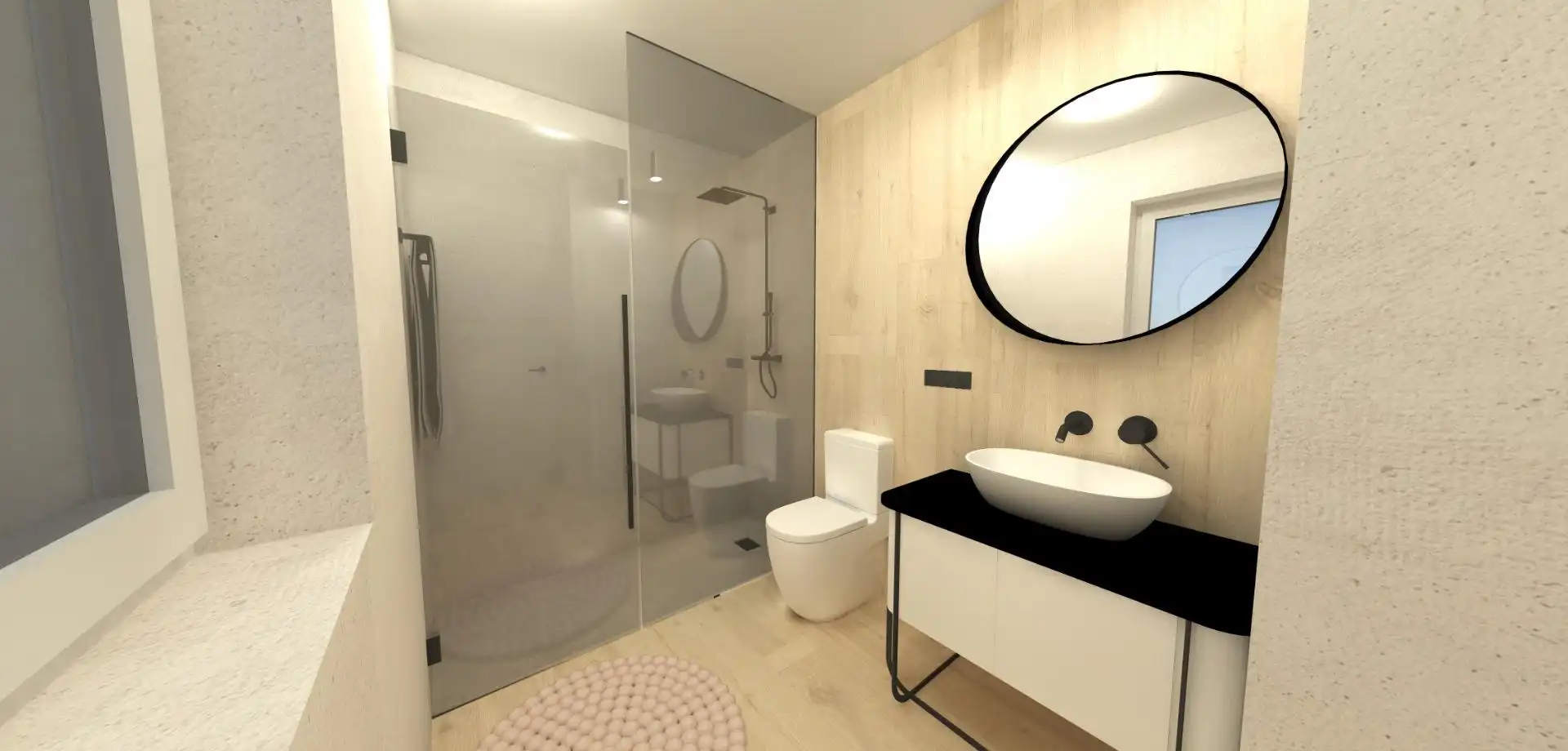 Baño de Casa o chalet en venta en Estella / Lizarra con Calefacción y Jardín privado