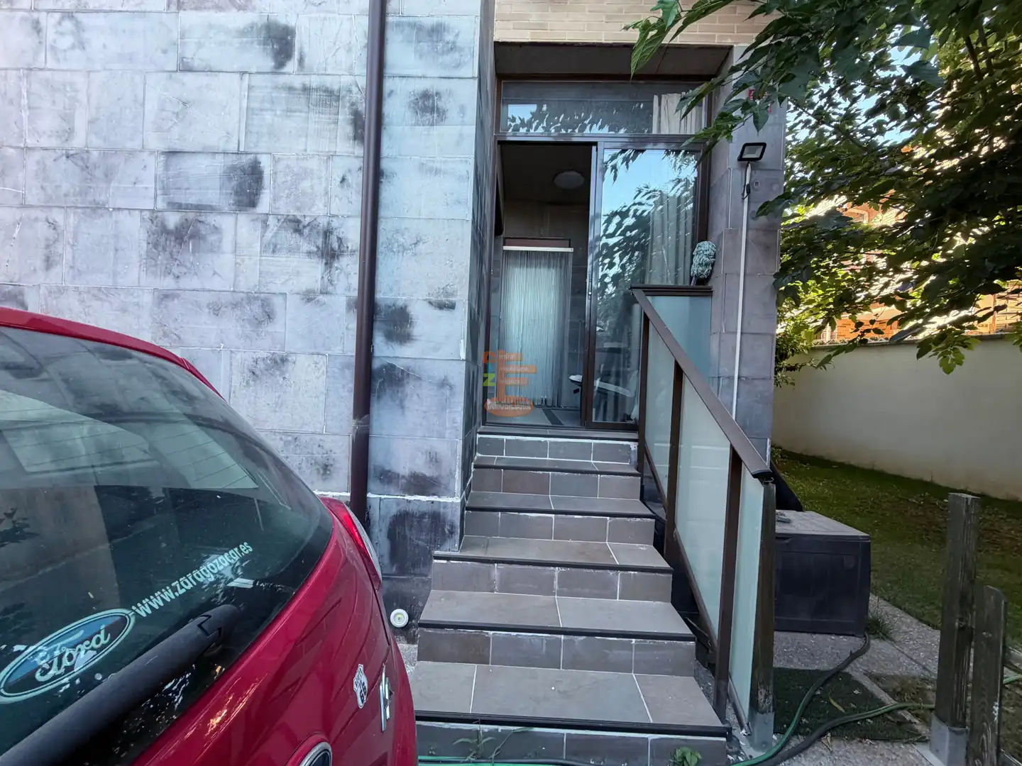 Exterior view of Houses for sale in Zaragoza  with Air Conditioner, Heating and Private garden