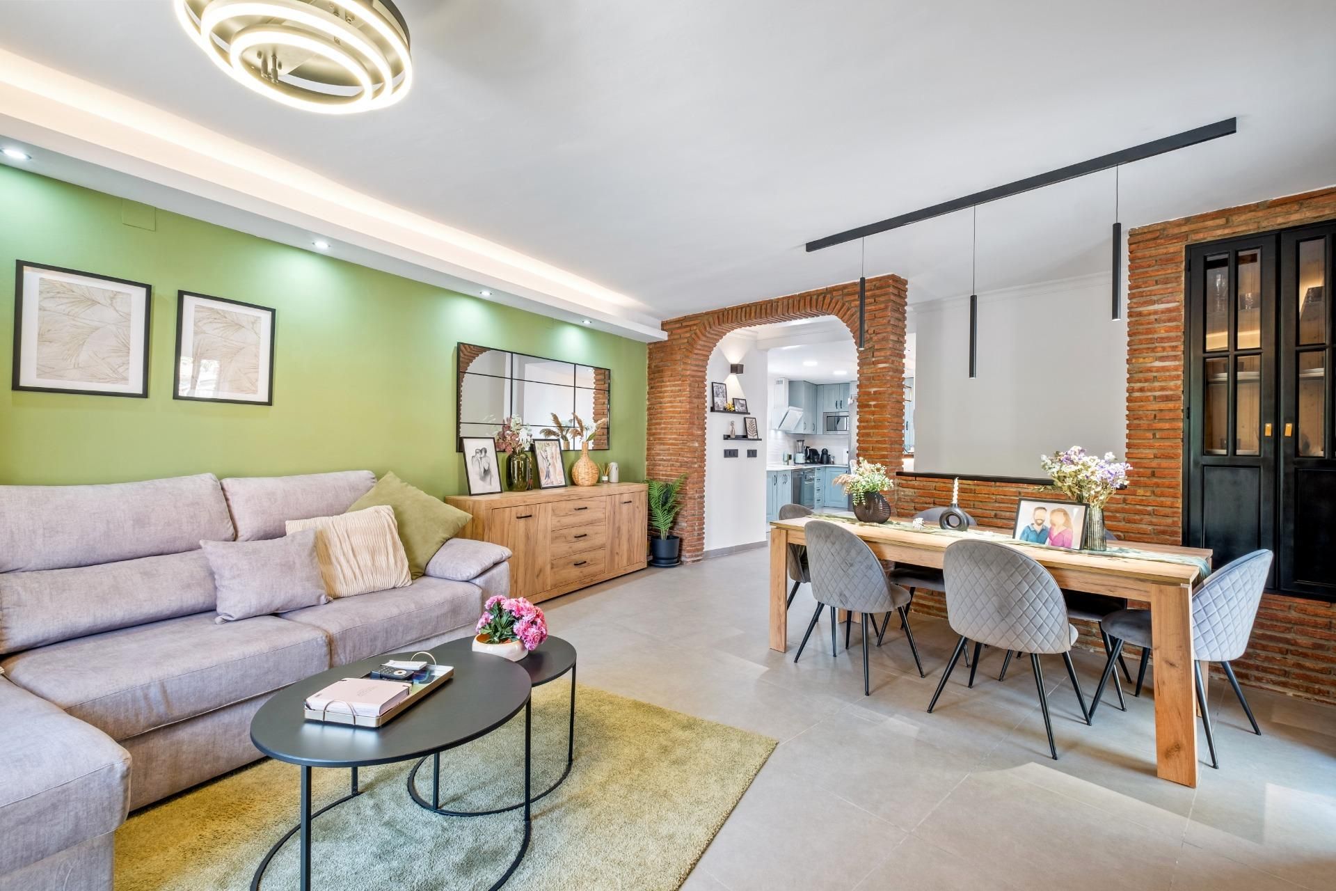Living room of Flat for sale in Málaga Capital  with Air Conditioner and Heating