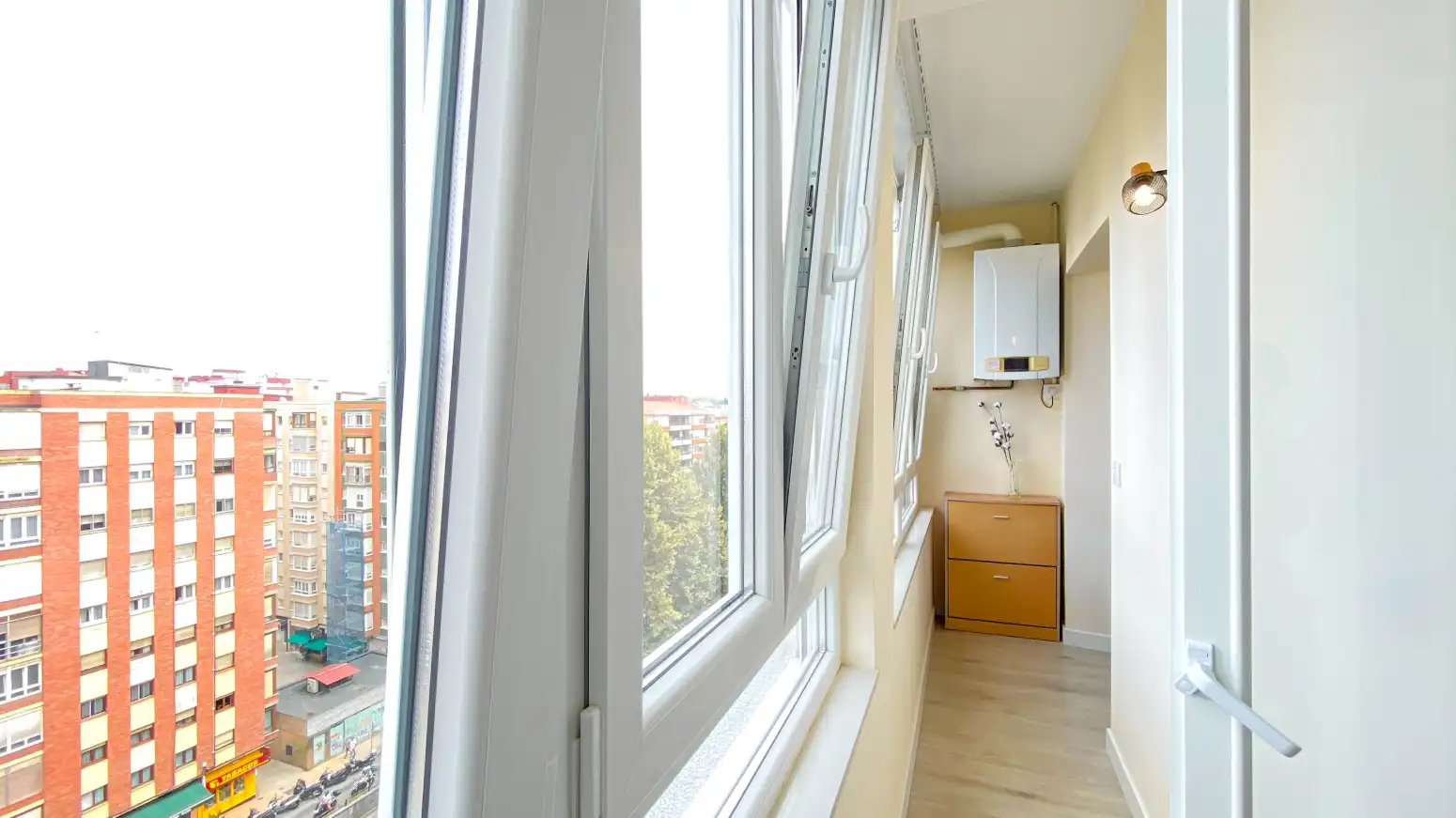 Balcony of Flat for rent in Santander  with Home automation