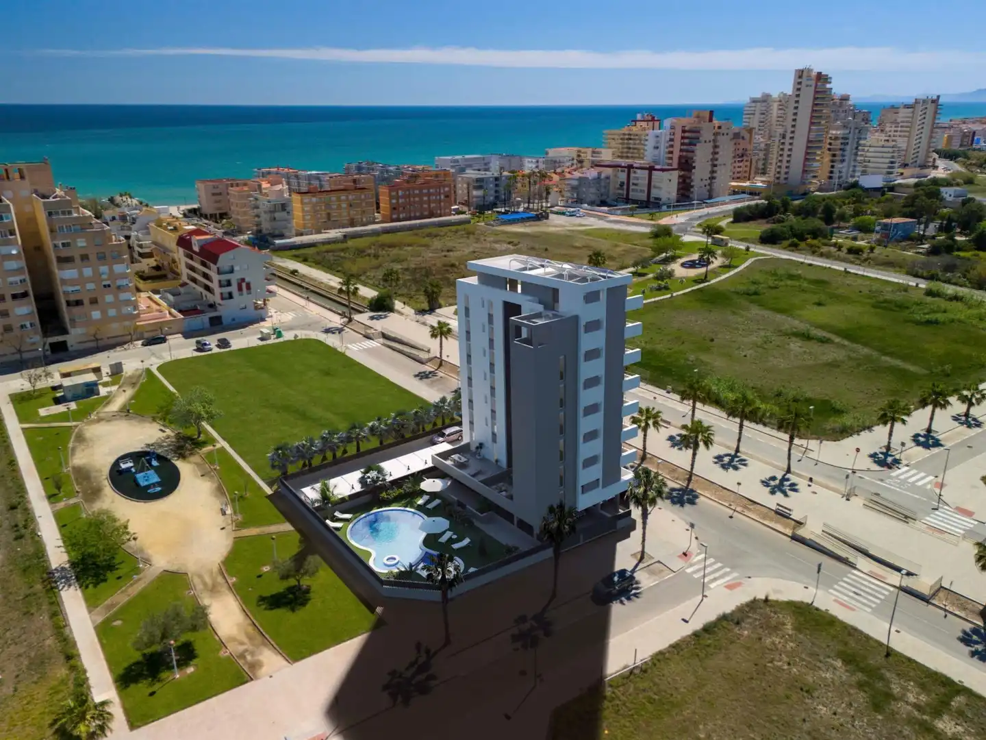 Habitación de Apartamento en venta en Tavernes de la Valldigna con Terraza, Balcón y Piscina comunitaria