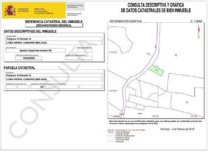 Finca rústica en venta en Periana
