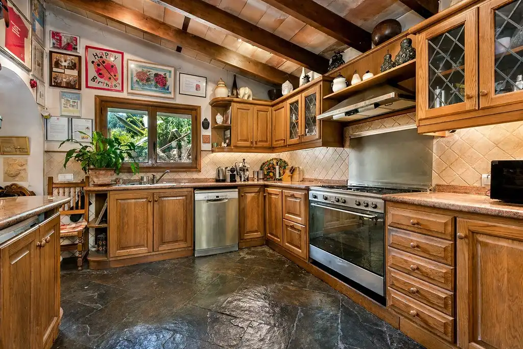 Kitchen of Country homes for sale in Mancor de la Vall  with Private garden, Terrace and Swimming Pool