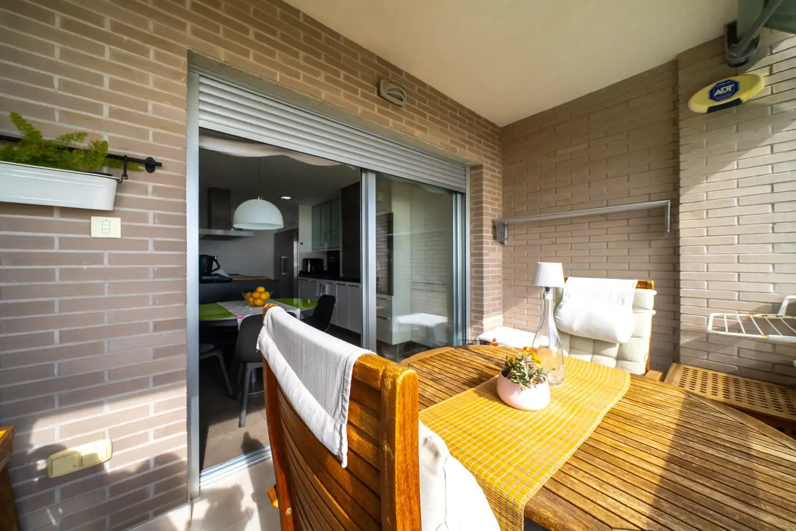 Terraza de Apartamento en venta en Villajoyosa / La Vila Joiosa con Aire acondicionado, Trastero y Amueblado