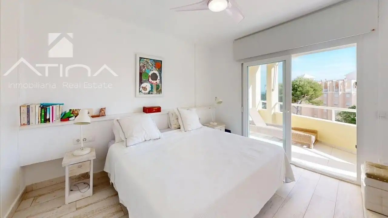 Außenansicht von Maisonette zum Verkauf in Jávea / Xàbia mit Klimaanlage, Heizung und Privatgarten