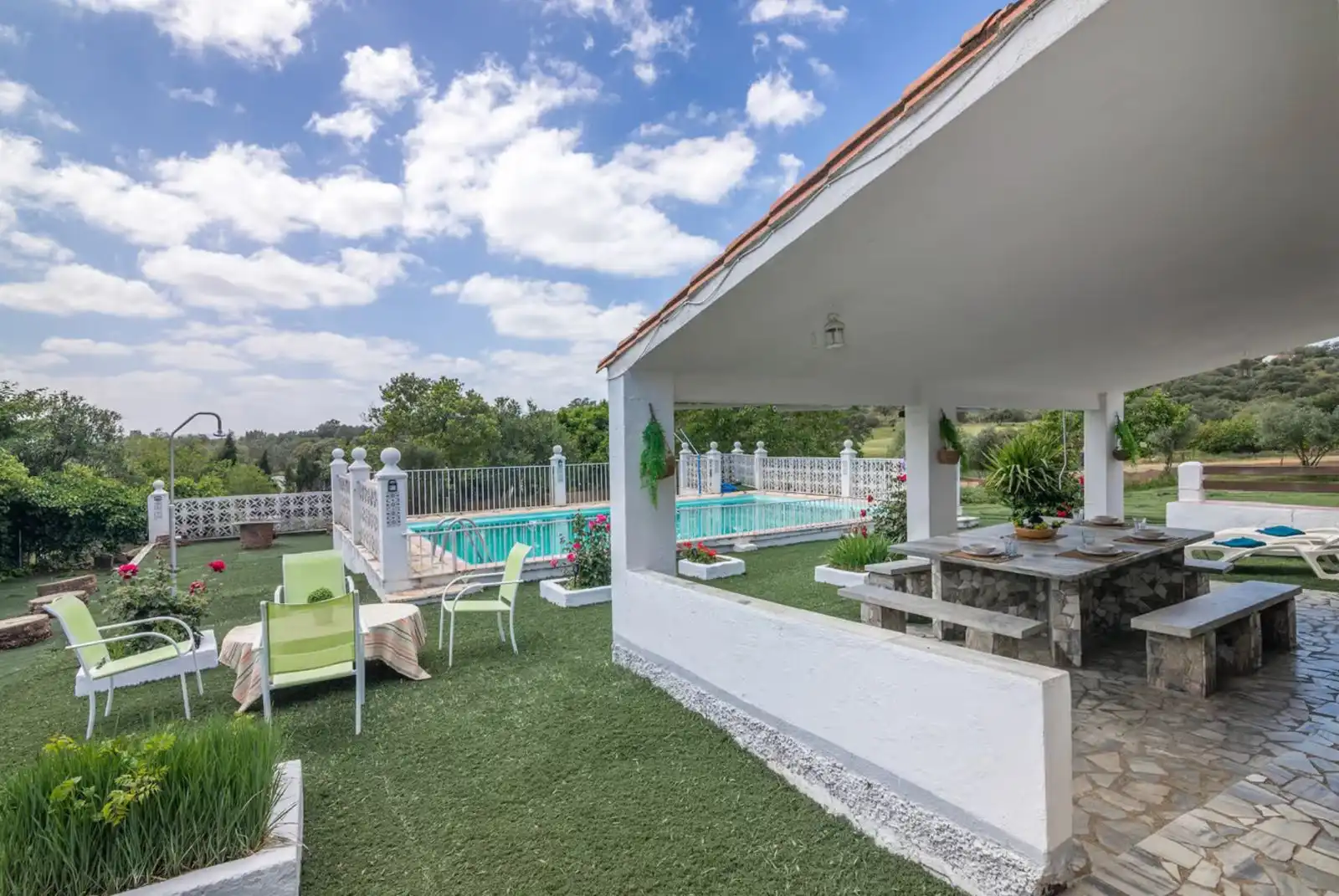 Terraza de Casa o chalet en venta en Aroche con Aire acondicionado, Jardín privado y Terraza