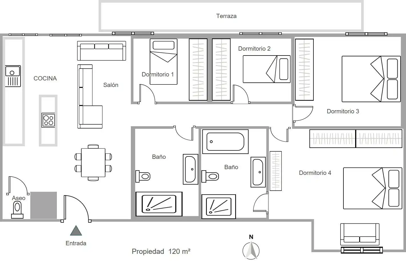 Apartamento en venta en Marbella con Calefacción, Terraza y Balcón