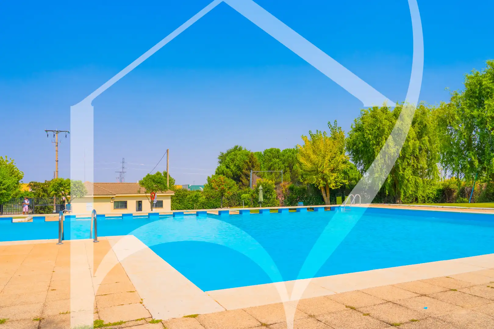 Swimming pool of Detached homes for sale in Carrascal de Barregas  with Heating, Private garden and Community pool