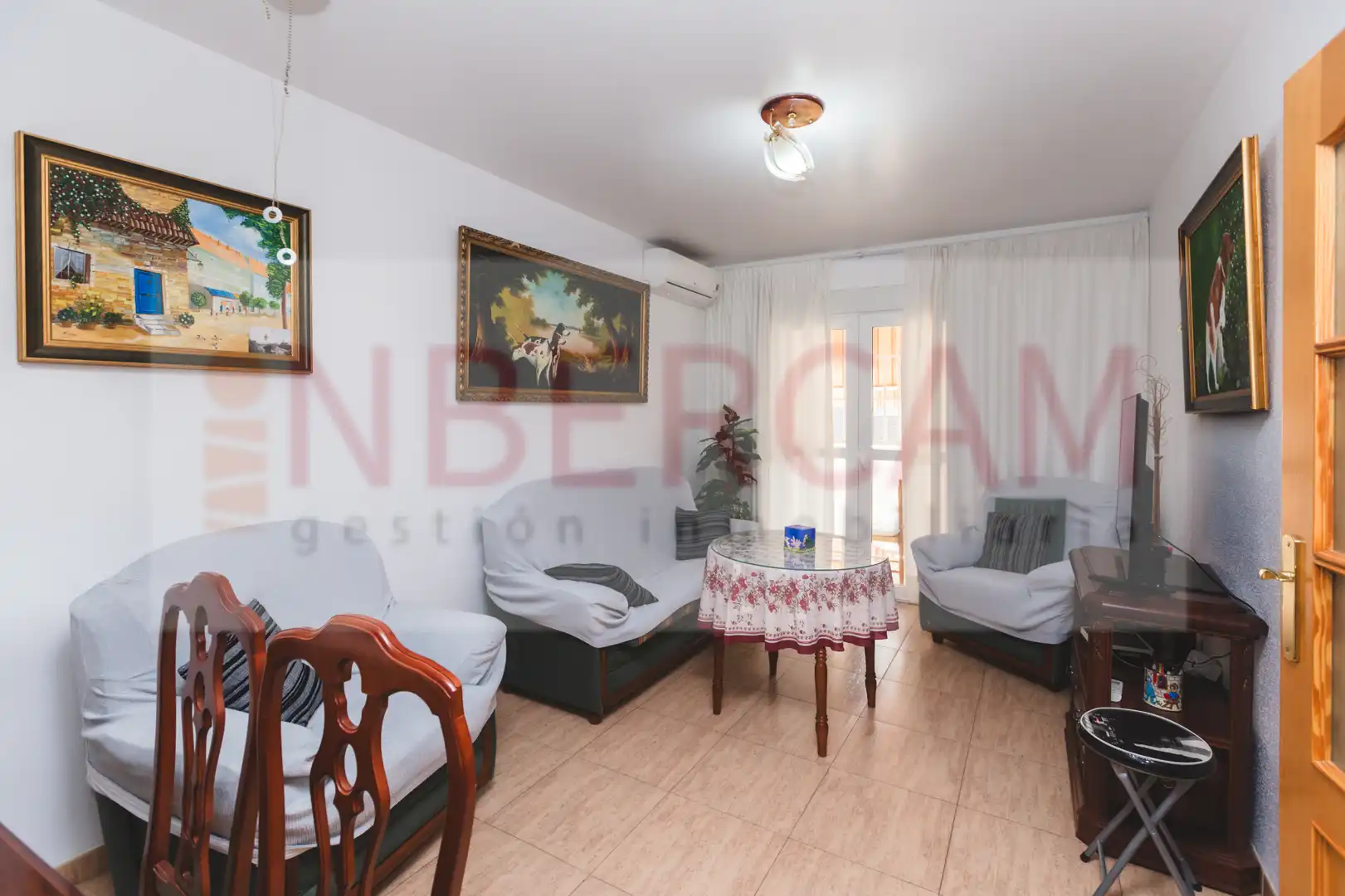 Wohnzimmer von Wohnung zum Verkauf in El Ejido mit Klimaanlage, Terrasse und Möbliert
