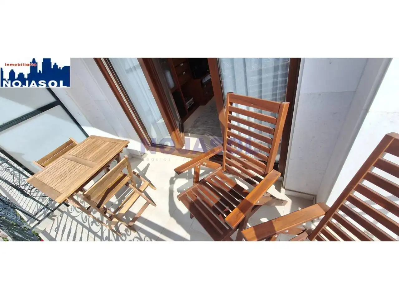 Balcony of Apartments for rent in Noja  with Heating, Terrace and Furnished