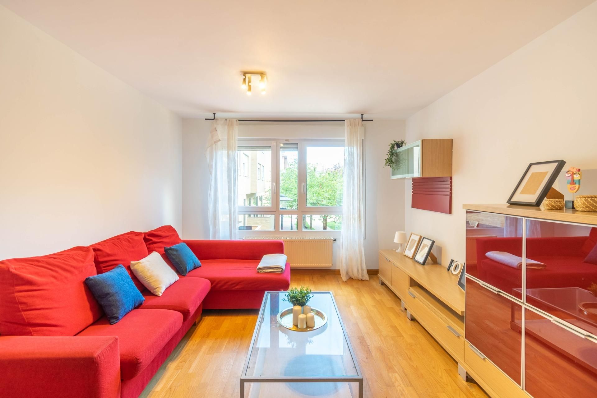 Living room of Flat for sale in Valle de Elorz / Elortzibar  with Heating, Parquet flooring and Storage room