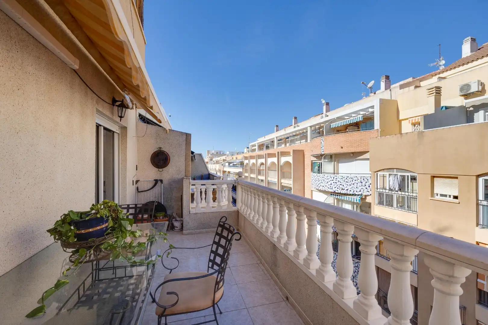 Balcony of Attic for sale in Torrevieja  with Air Conditioner, Terrace and Community pool