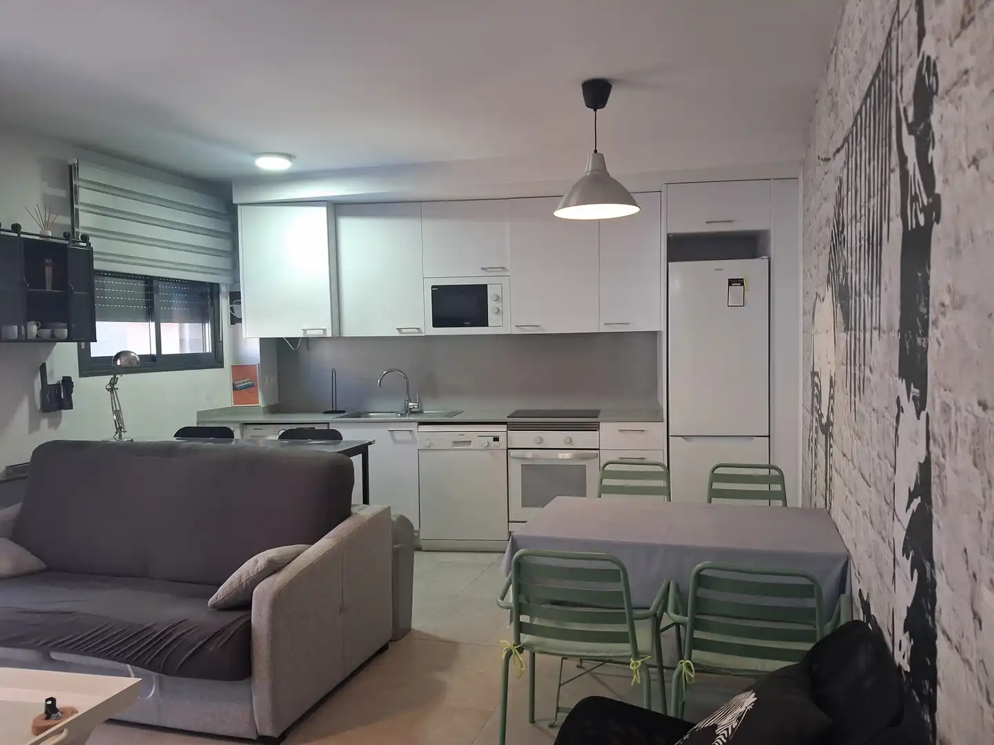 Küche von Wohnung zur Miete in Benicarló mit Klimaanlage, Terrasse und Möbliert