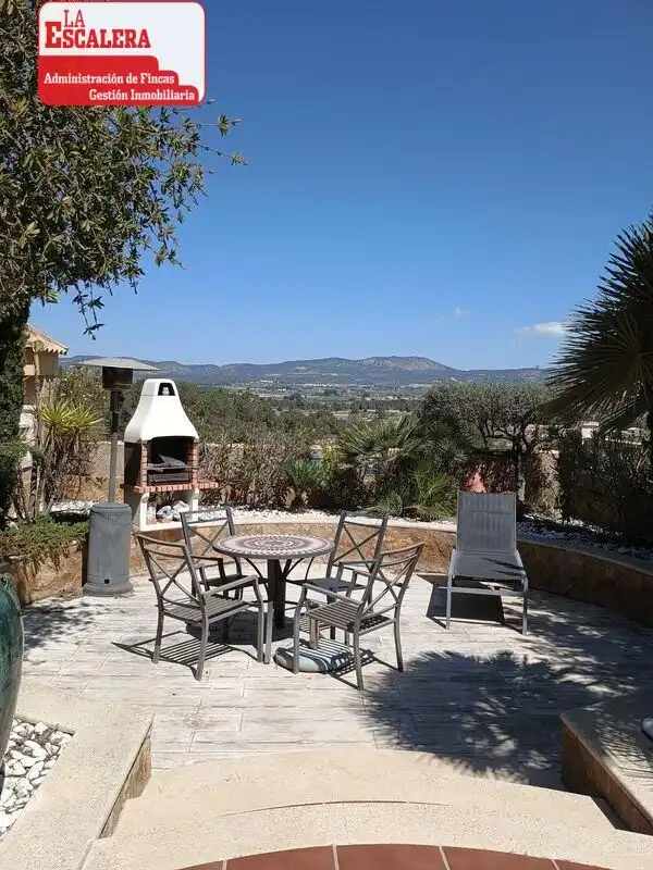 Terraza de Casa o chalet en venta en Castalla con Aire acondicionado, Calefacción y Jardín privado