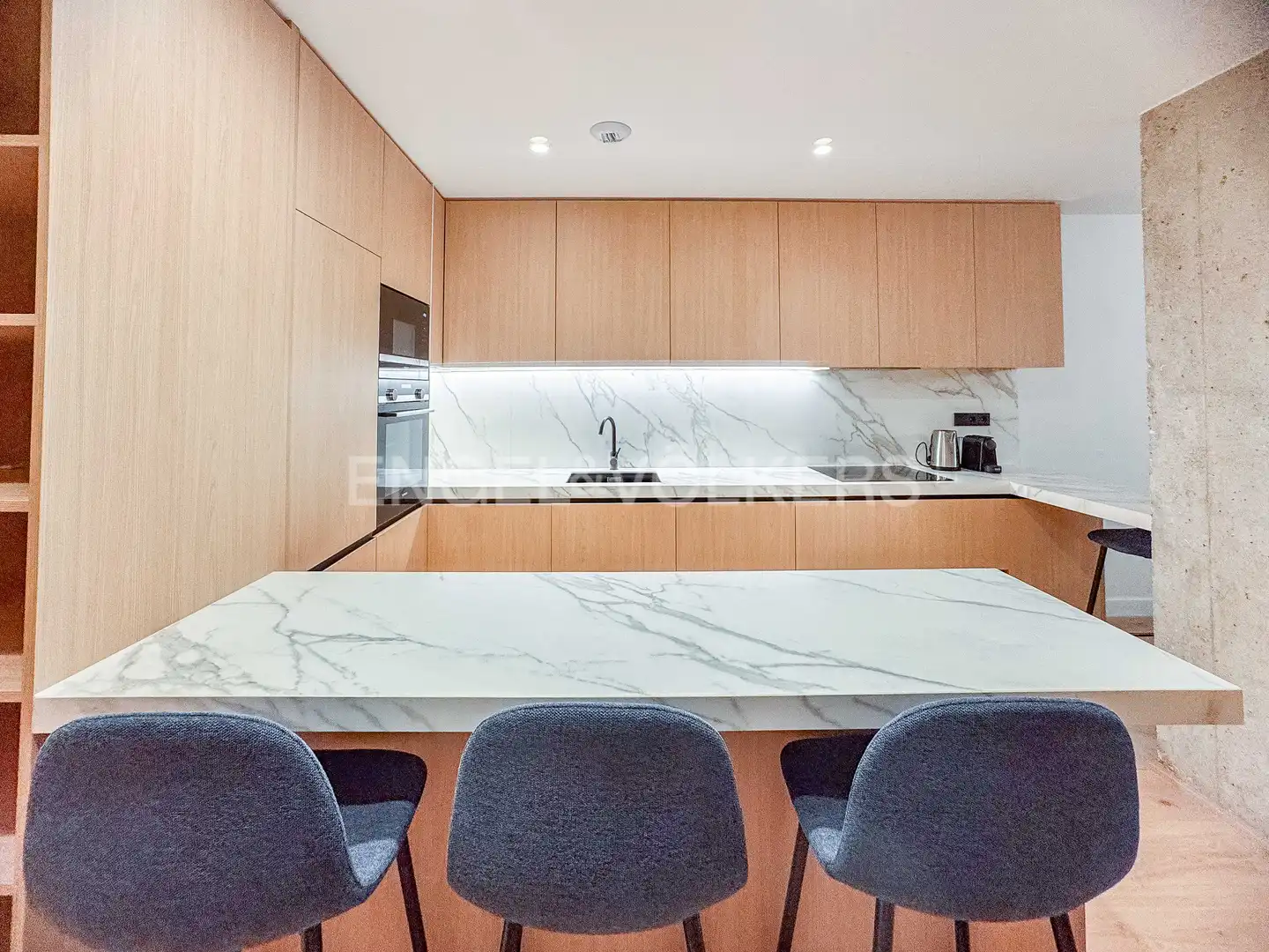 Kitchen of Flat for rent in Barcelona  with Air Conditioner, Heating and Parquet flooring