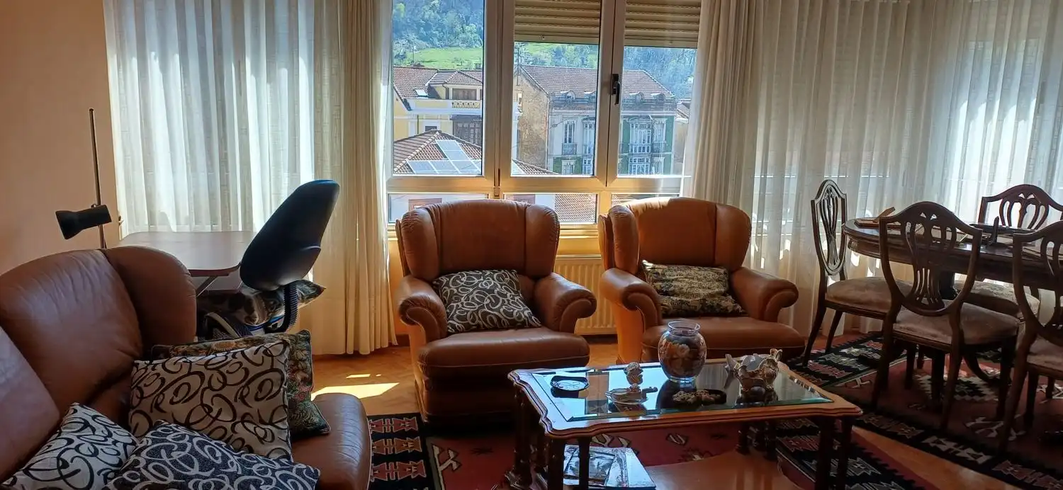 Living room of Flat for sale in Mieres (Asturias)  with Heating, Storage room and Swimming Pool