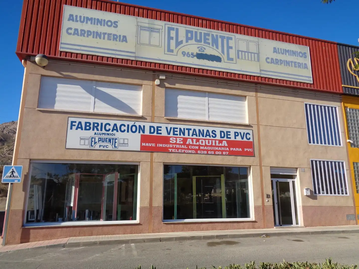 Nau industrial de lloguer en Elda