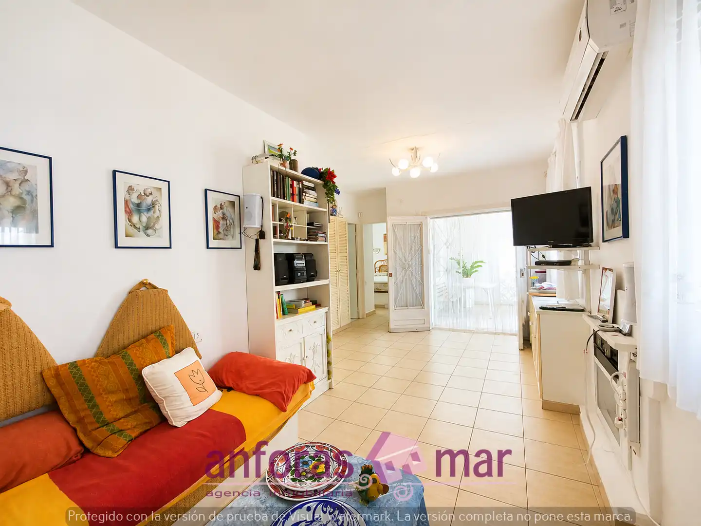 Wohnzimmer von Haus oder Chalet zum Verkauf in Torredembarra mit Klimaanlage, Heizung und Privatgarten