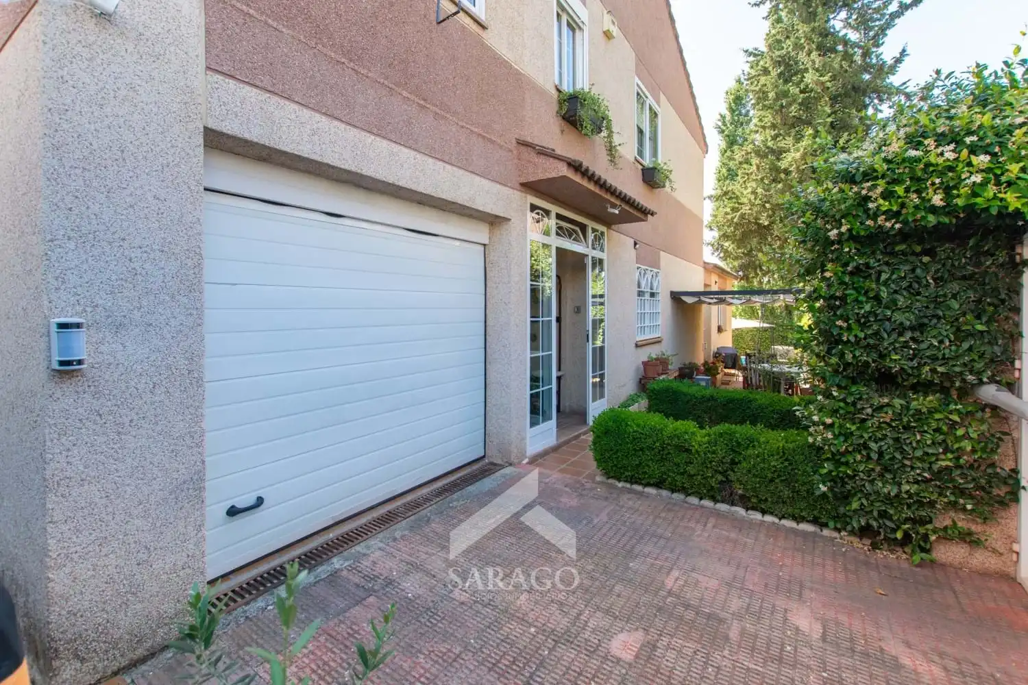 Garden of Houses for sale in Las Rozas de Madrid  with Storage room