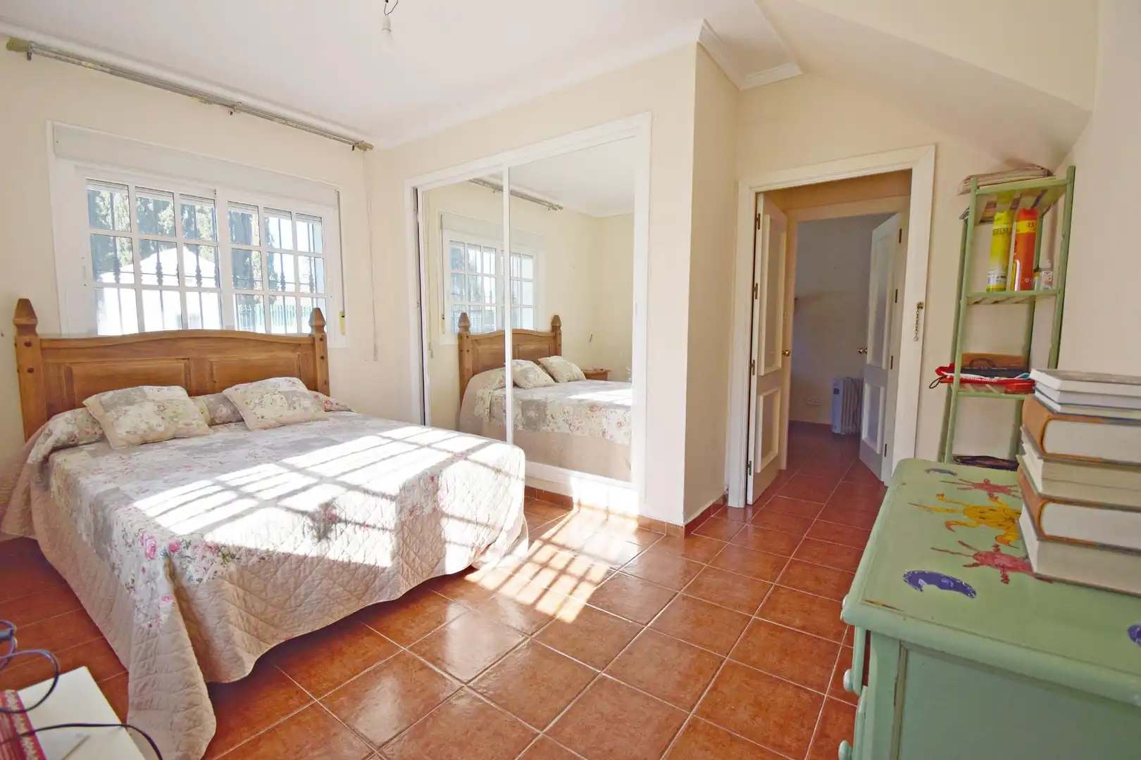Bedroom of Country homes for sale in Jerez de la Frontera  with Air Conditioner, Private garden and Storage room
