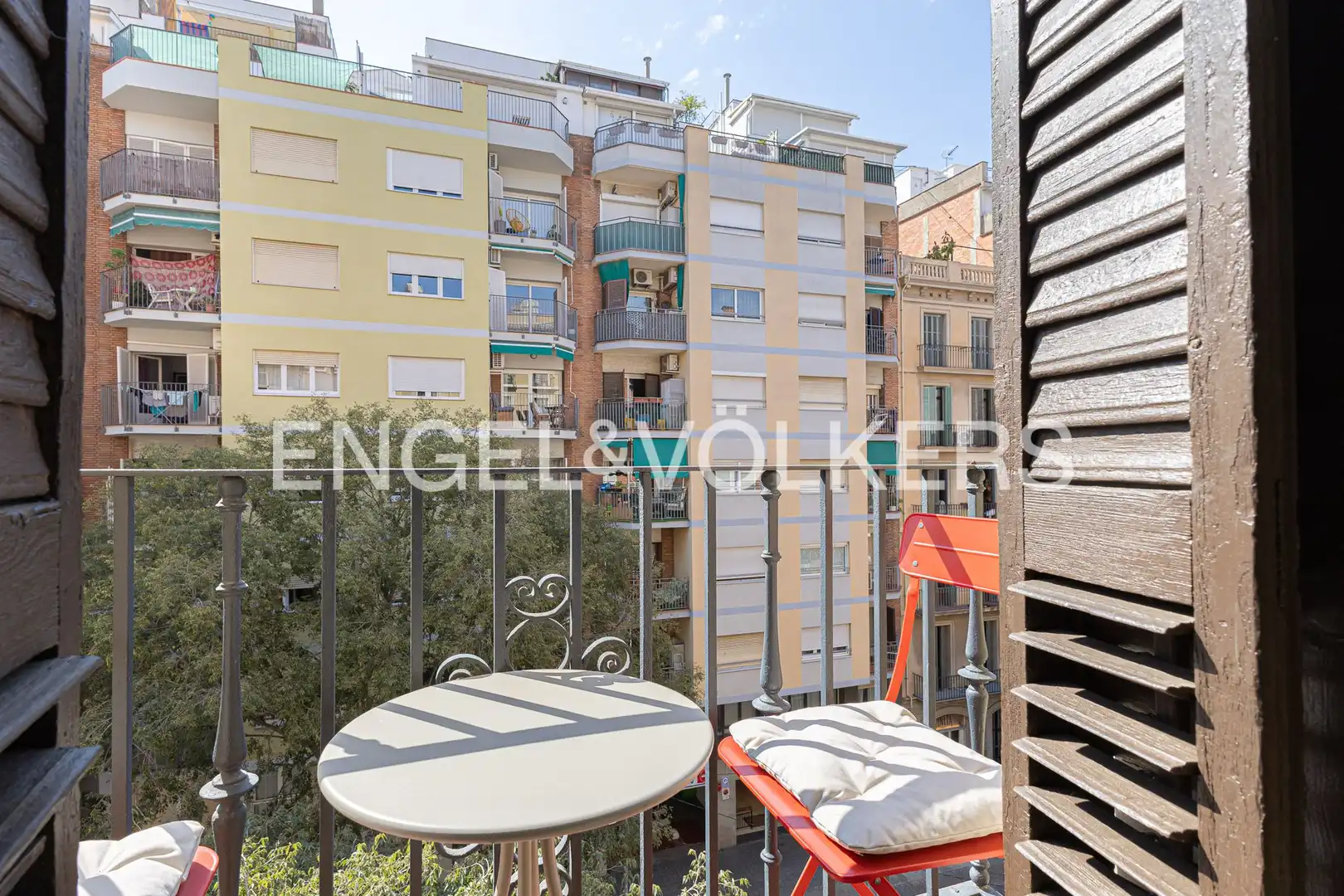 Balcony of Flat for rent in Barcelona  with Air Conditioner, Heating and Parquet flooring