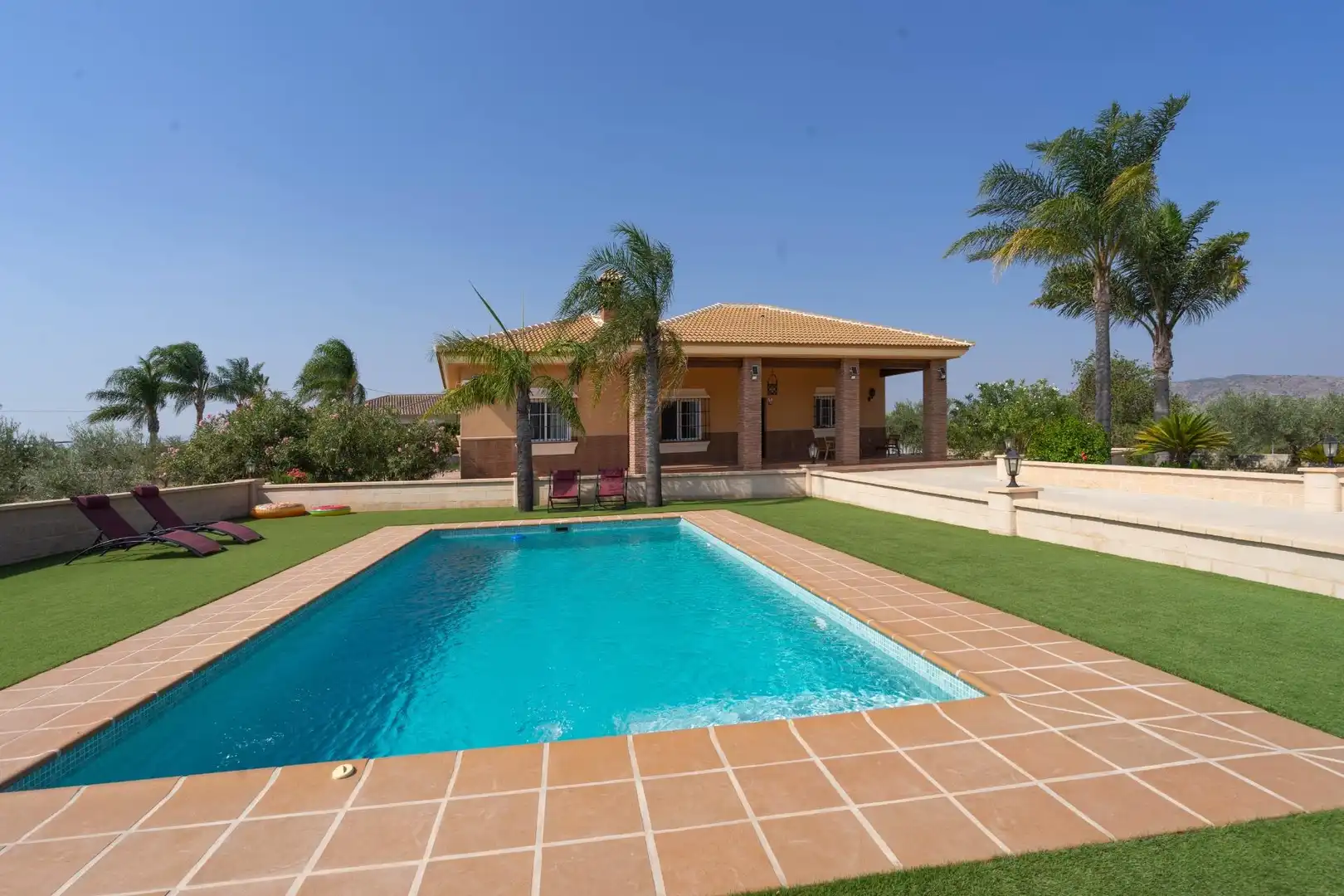 Swimming pool of Houses for rent in Alhaurín El Grande  with Air Conditioner, Private garden and Terrace
