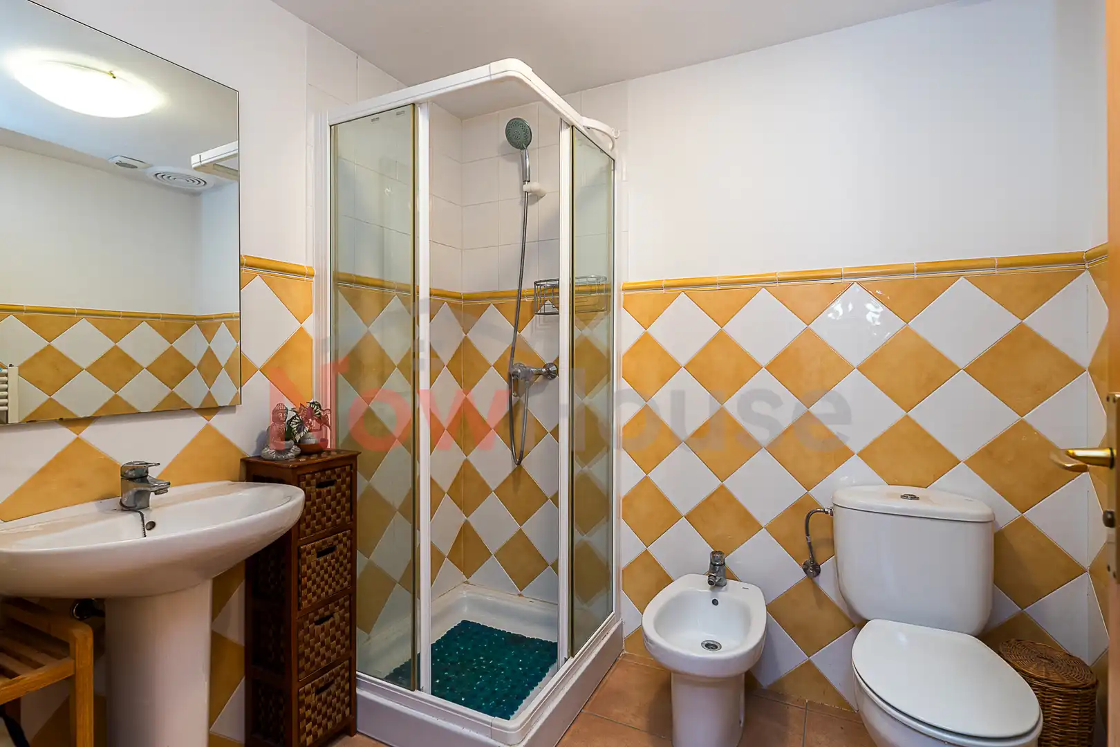 Badezimmer von Erdgeschoss zum Verkauf in Santa Margalida mit Klimaanlage, Heizung und Terrasse