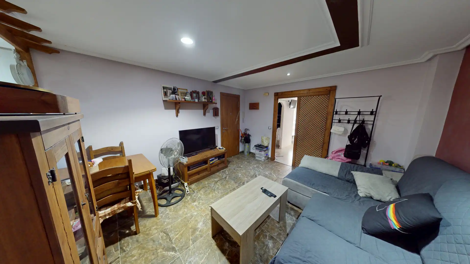 Sala de estar de Piso en venta en Elche / Elx con Aire acondicionado y Amueblado