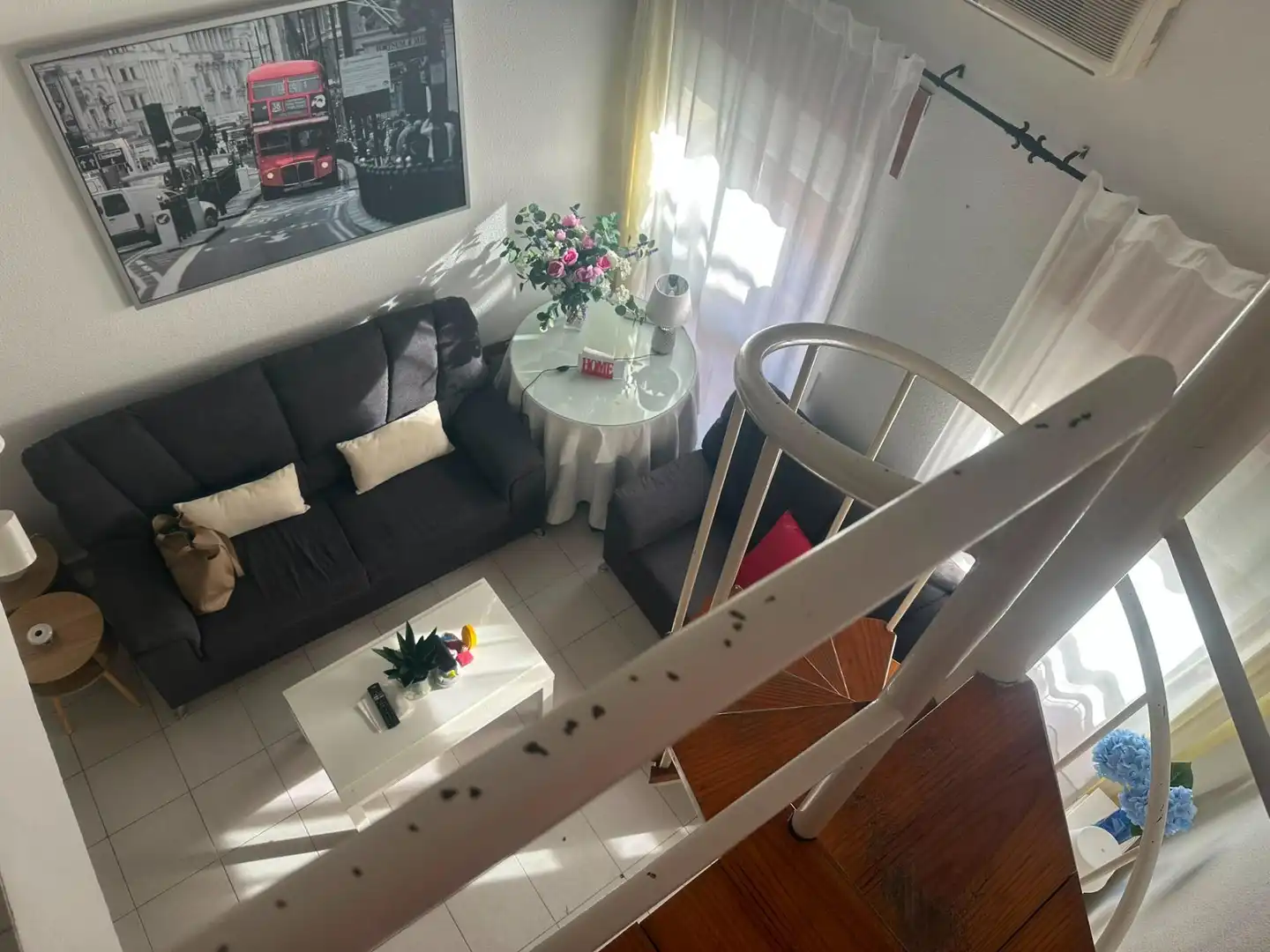 Sala d'estar de Apartament en venda en Murcia amb Aire condicionat, Calefacció i Moblat