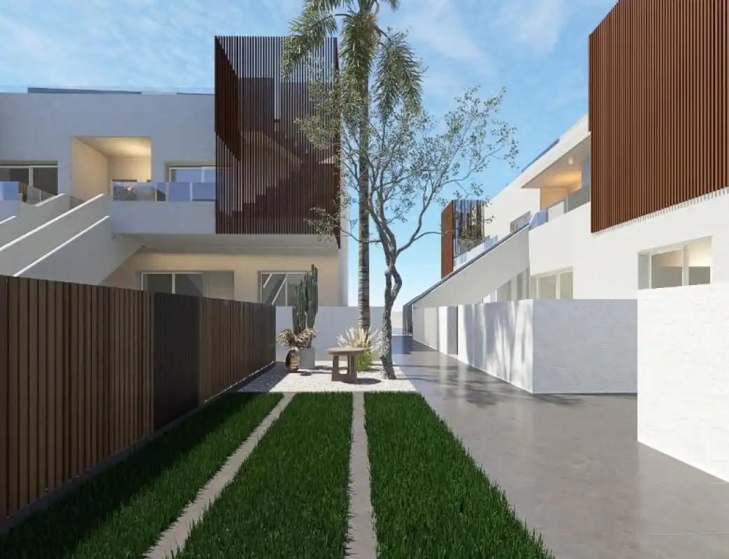 Terraza de Apartamento en venta en Pilar de la Horadada con Aire acondicionado, Calefacción y Jardín privado