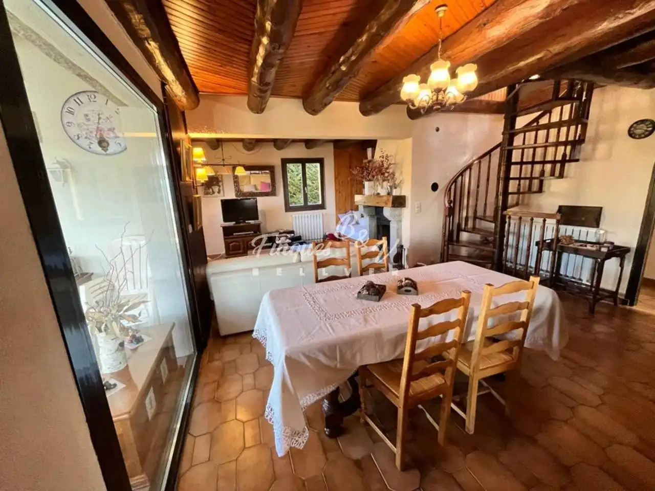 Dining room of Houses for rent in Dorres  with Heating, Private garden and Parquet flooring