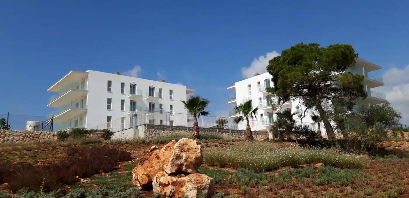 Vista exterior de Apartamento en venta en Santanyí con Aire acondicionado, Calefacción y Jardín privado
