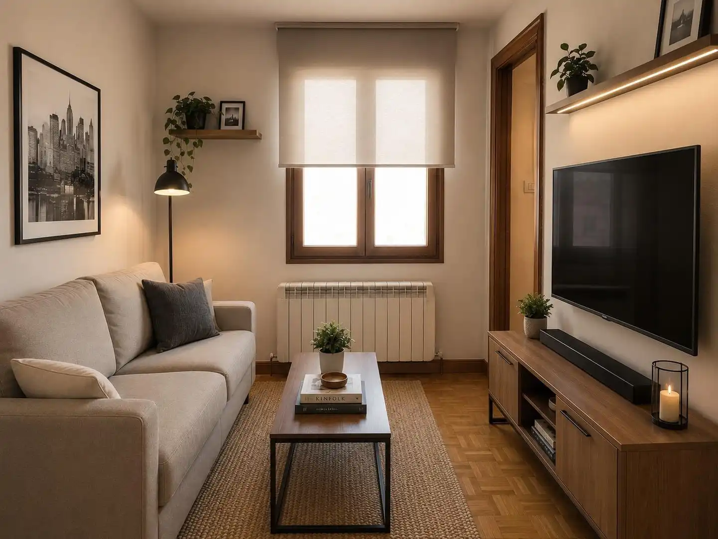 Sala de estar de Piso en venta en Bilbao  con Calefacción