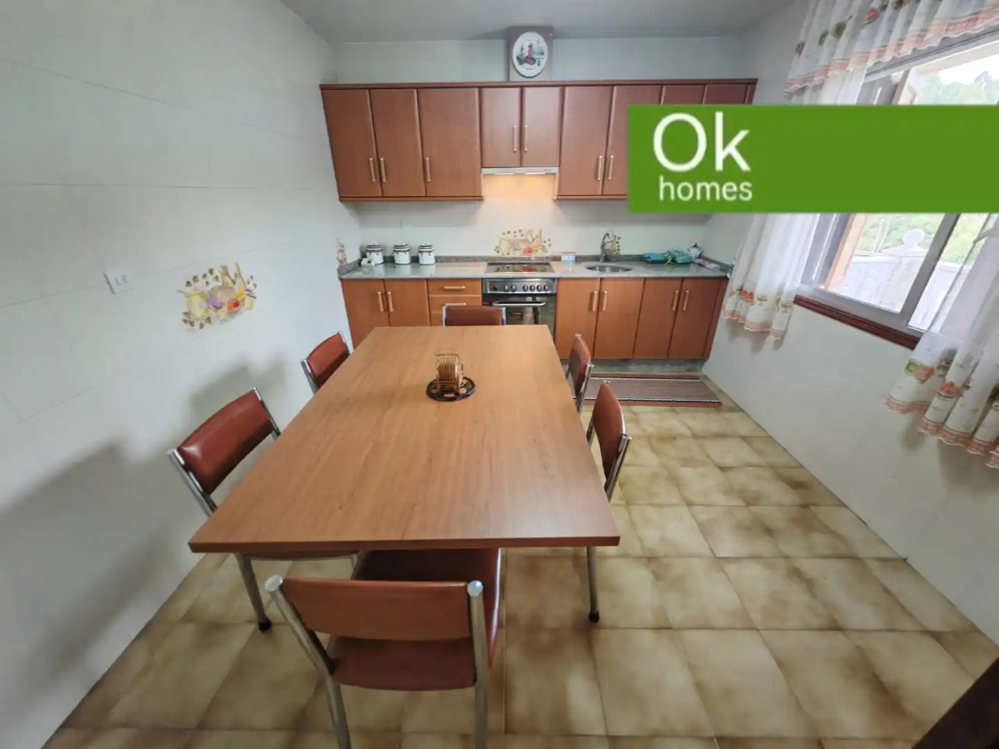 Cocina de Casa o chalet en venta en Mesía con Calefacción, Jardín privado y Parquet