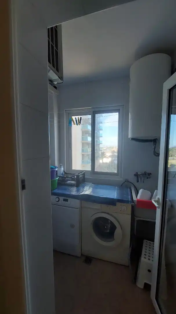Küche von Wohnungen zur Miete in La Manga del Mar Menor mit Klimaanlage, Terrasse und Möbliert