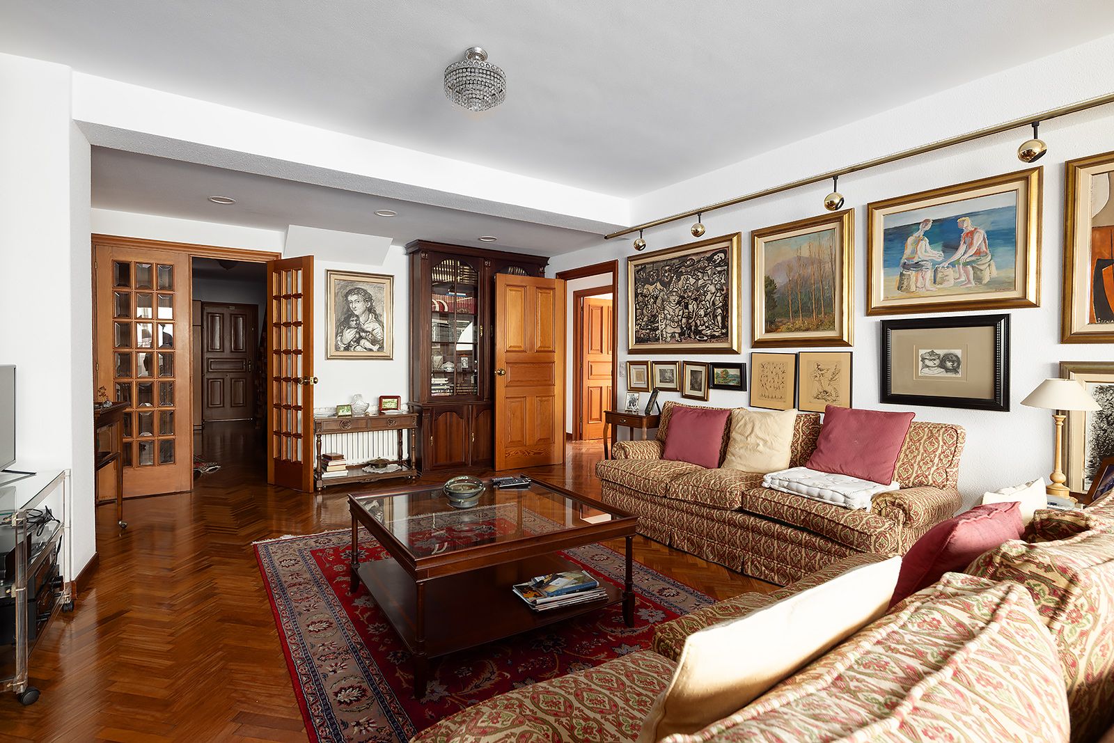 Sala d'estar de Àtic en venda en A Coruña Capital  amb Calefacció, Parquet i Traster
