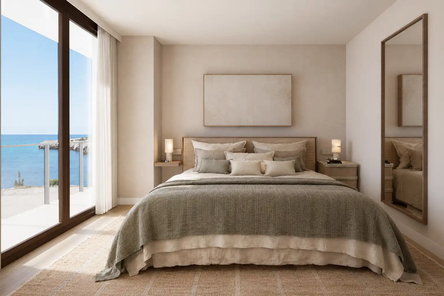 Bedroom of Flat for sale in Ciutadella de Menorca  with Air Conditioner, Terrace and Community pool