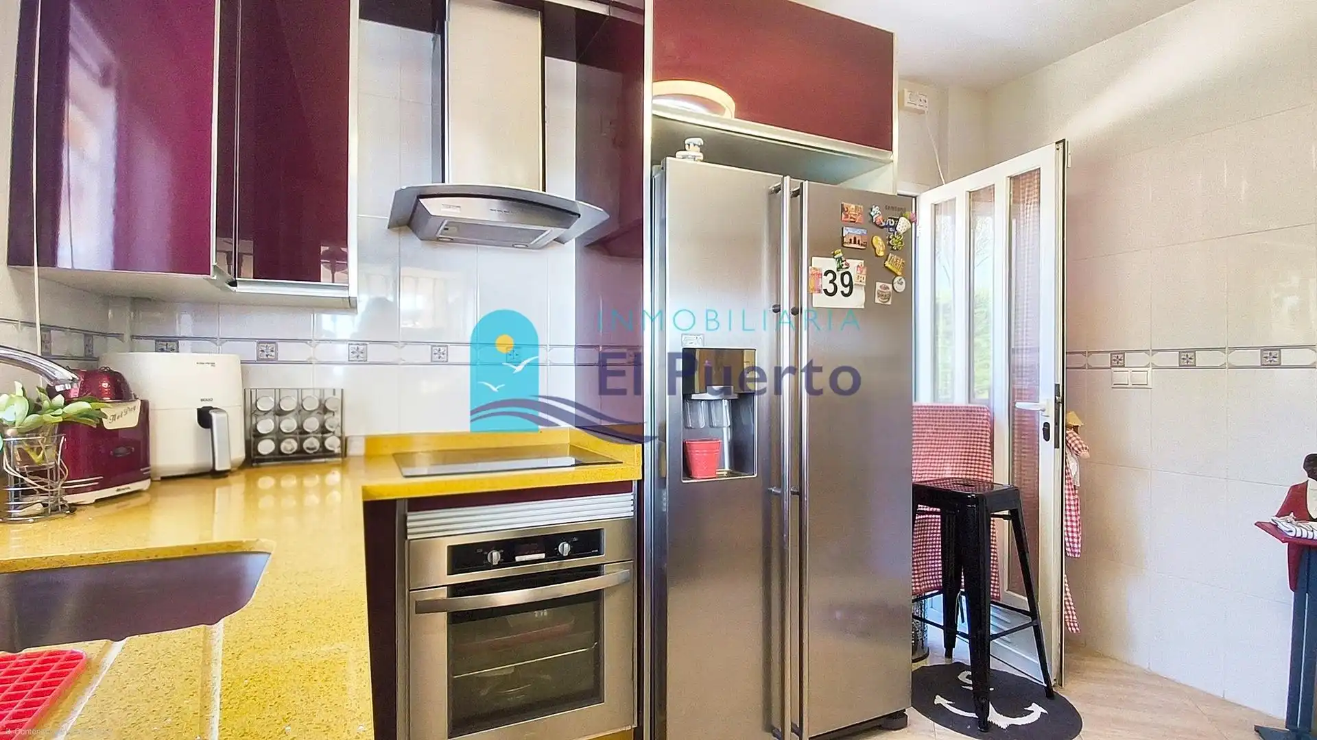 Cocina de Casa o chalet en venta en Mazarrón con Jardín privado, Terraza y Piscina