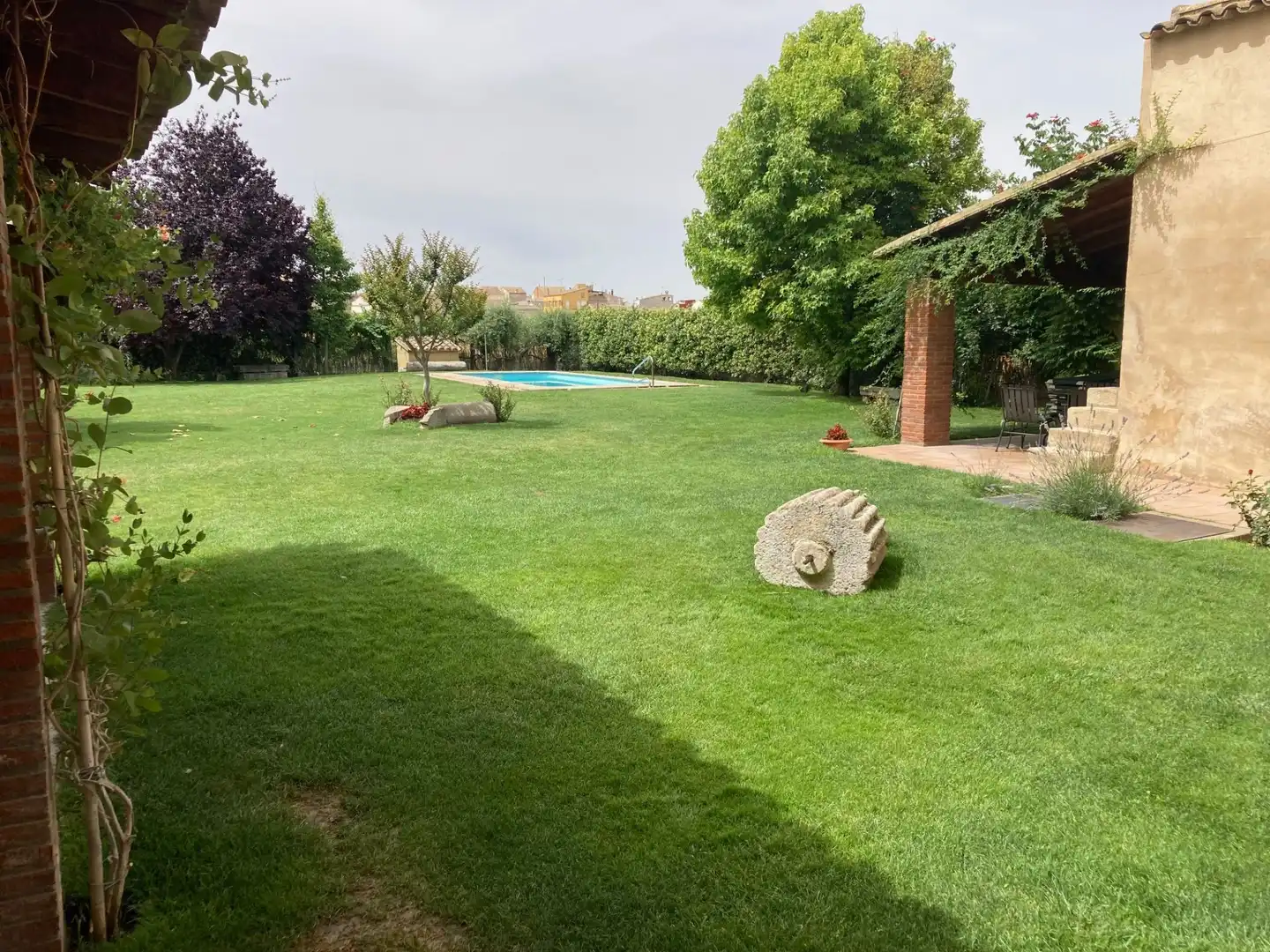 Jardí de Casa o xalet en venda en Vilanova de Bellpuig amb Calefacció, Jardí privat i Piscina