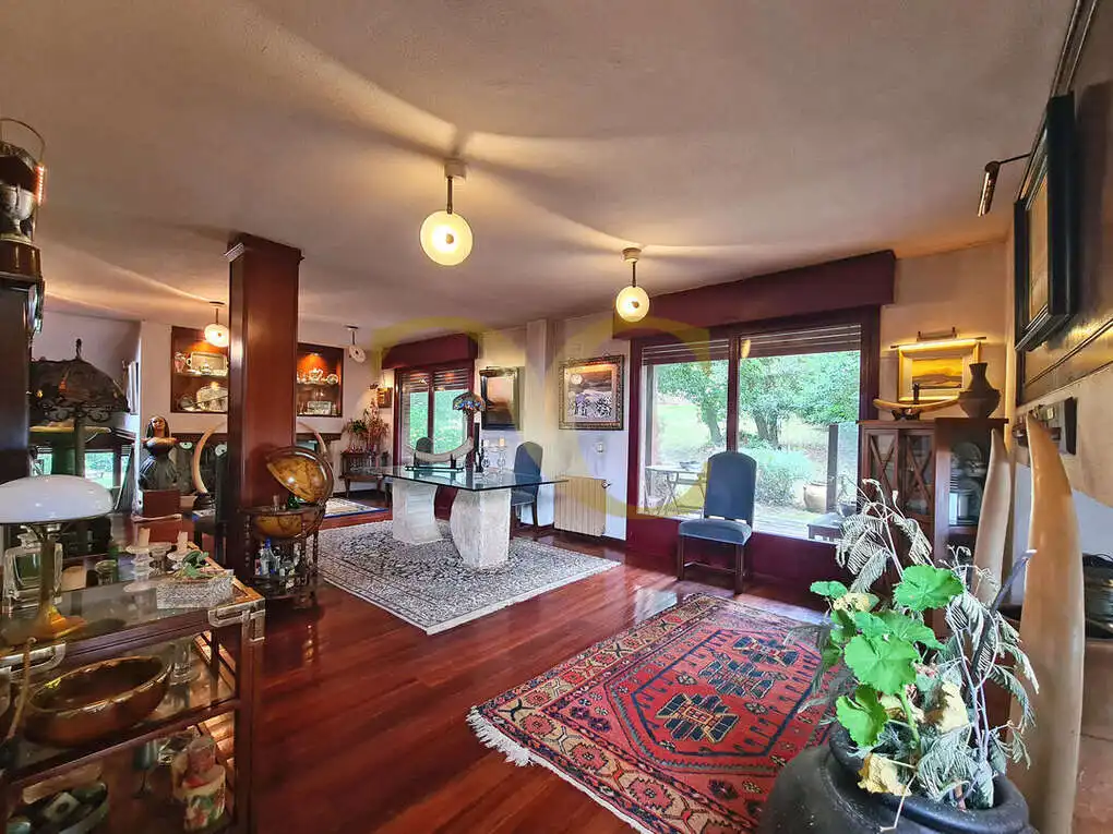 Living room of Houses for sale in Gijón   with Heating, Private garden and Terrace