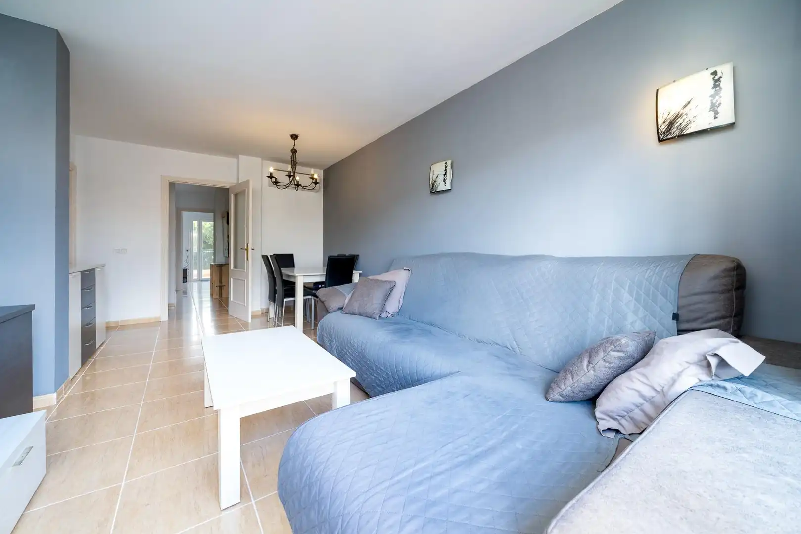 Sala de estar de Piso en venta en Santa María del Camí con Aire acondicionado, Terraza y Balcón