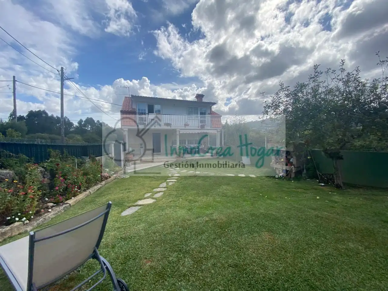 Jardí de Casa o xalet en venda en Vigo  amb Calefacció, Jardí privat i Terrassa