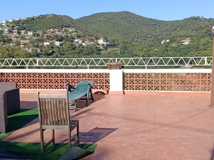 Terraza de Casa o chalet en venta en Sant Fost de Campsentelles con Aire acondicionado y Terraza