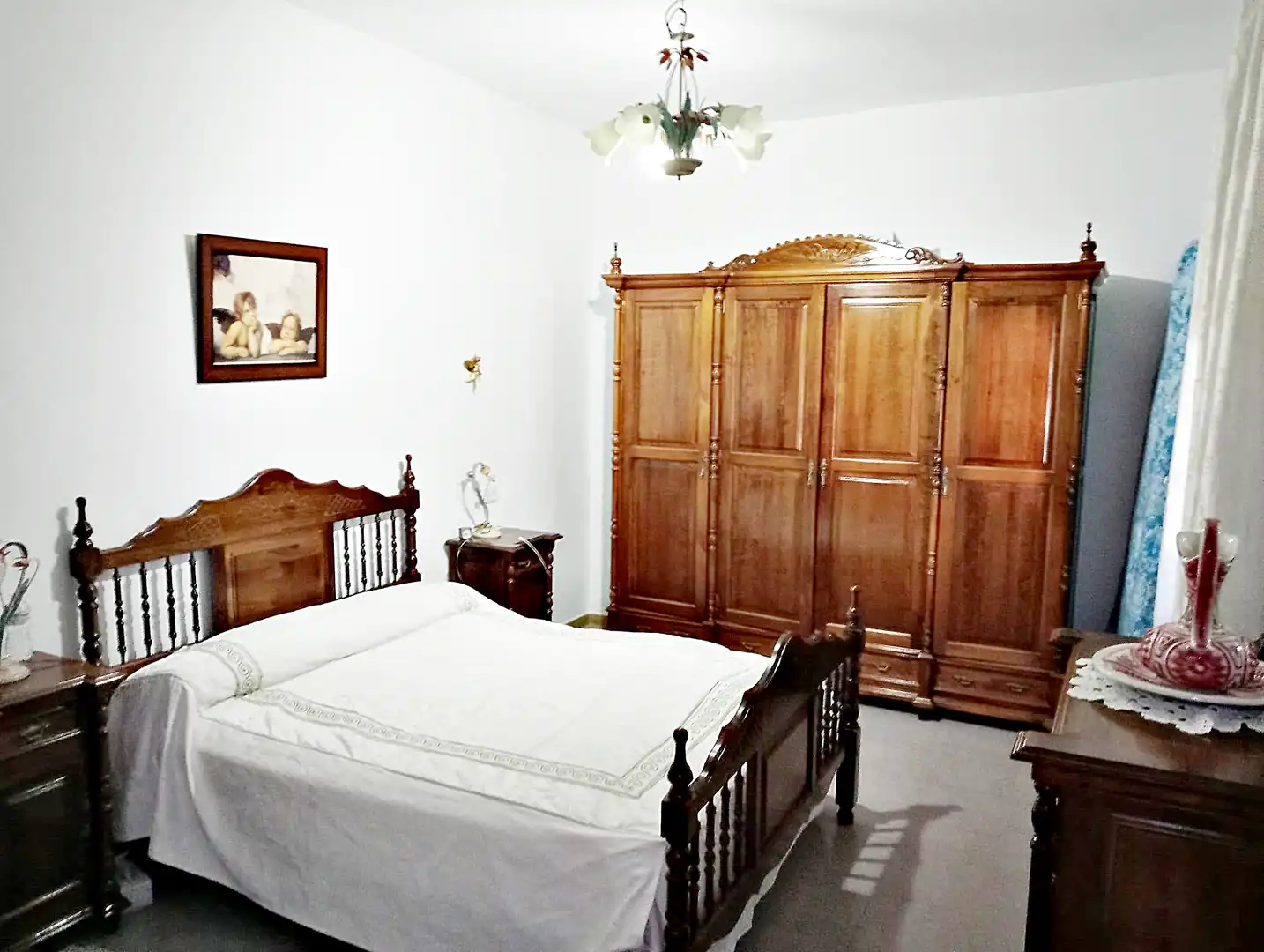 Schlafzimmer von Country house zum Verkauf in Carratraca mit Privatgarten, Terrasse und Möbliert