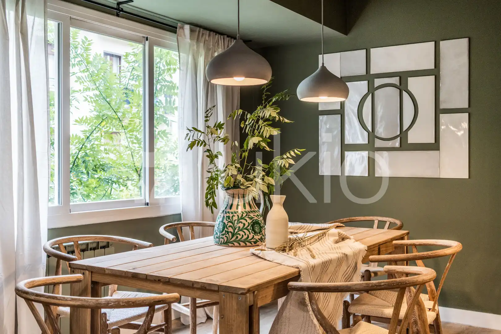 Comedor de Apartamento de alquiler en Madrid con Aire acondicionado, Calefacción y Amueblado